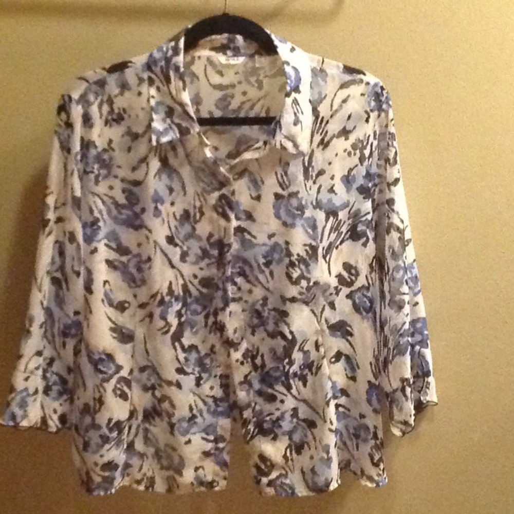 Sheer blouse